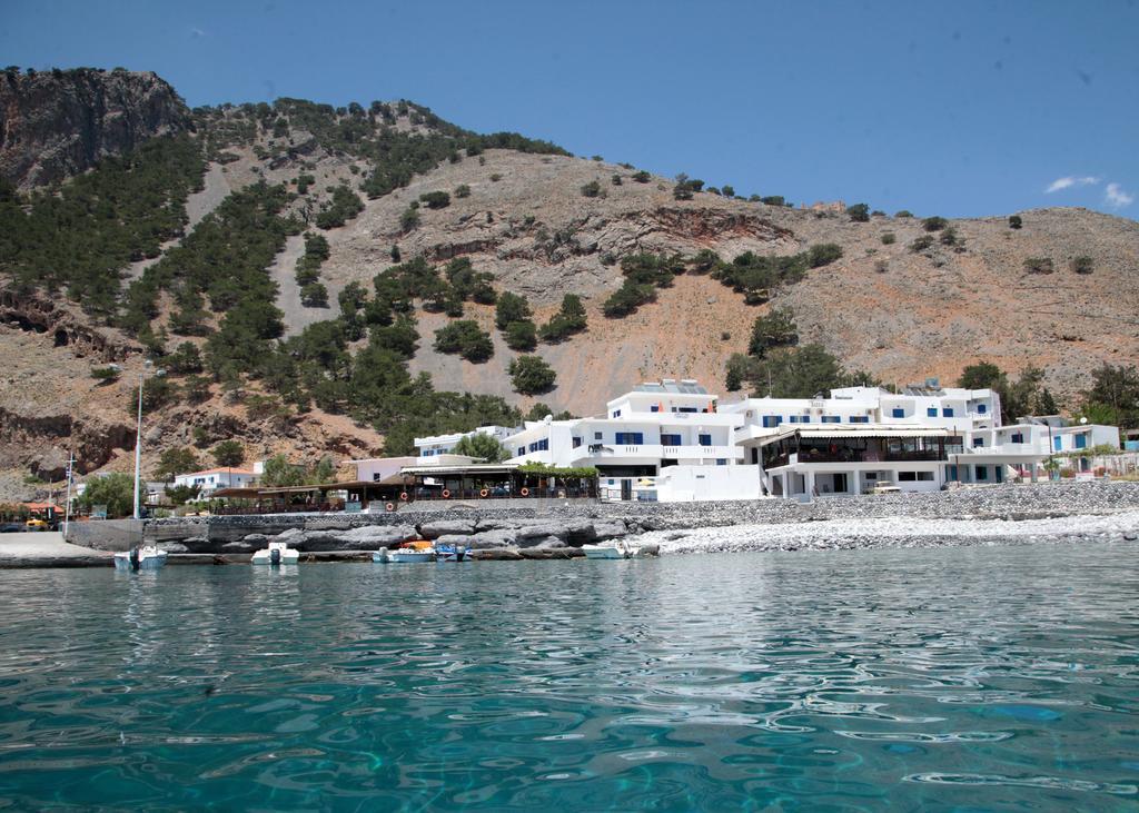 Paralia Guest House Ayía Roúmeli Bagian luar foto